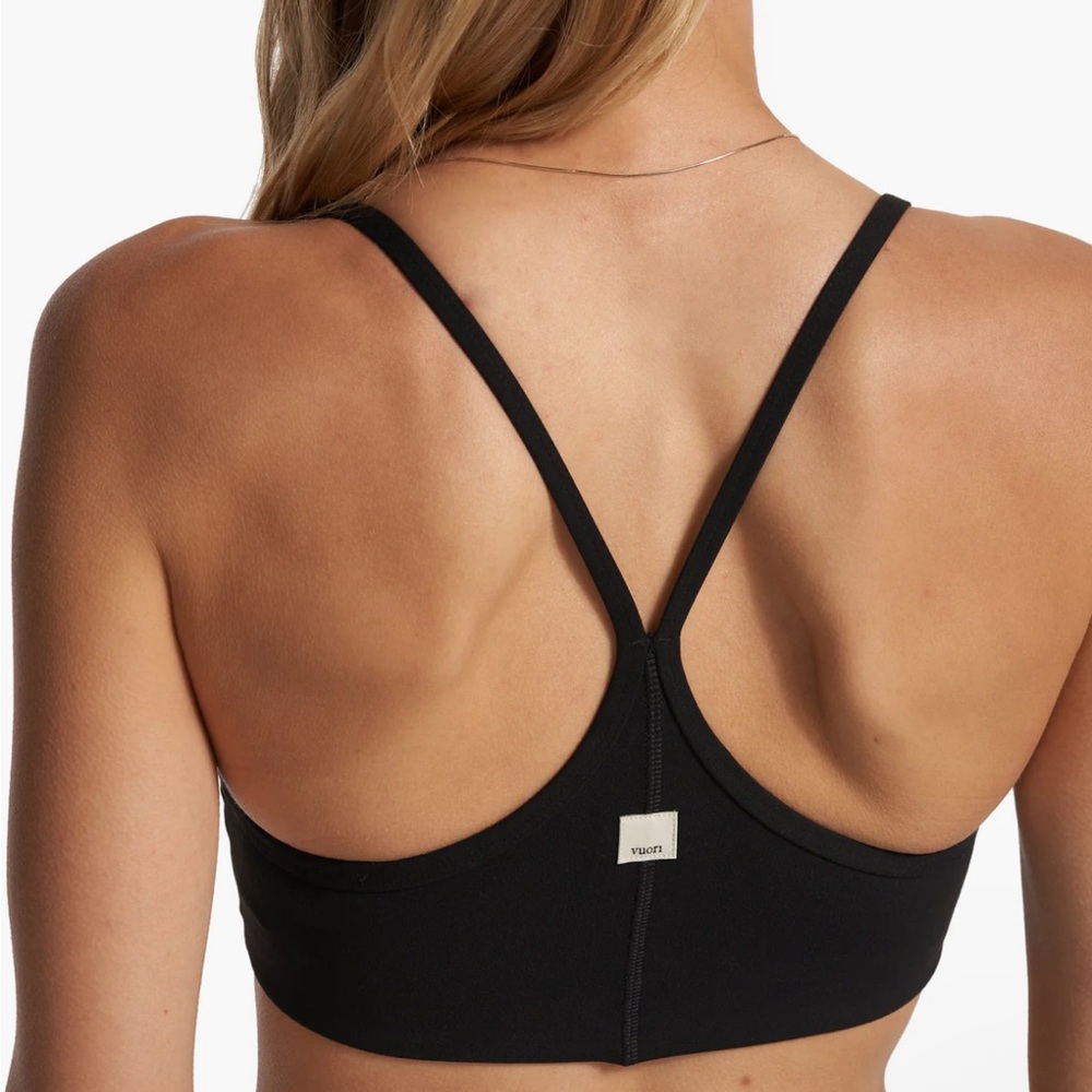 VUORI Vuori AllTheFeels Bra Black Size S Small New w tags orig. $58 sports bra